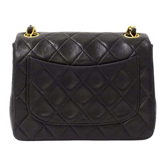 Chanel Mini Matelasse Women's Shoulder Bag in Black Lambskin with Gold Hardwa... - Picture 2 of 15